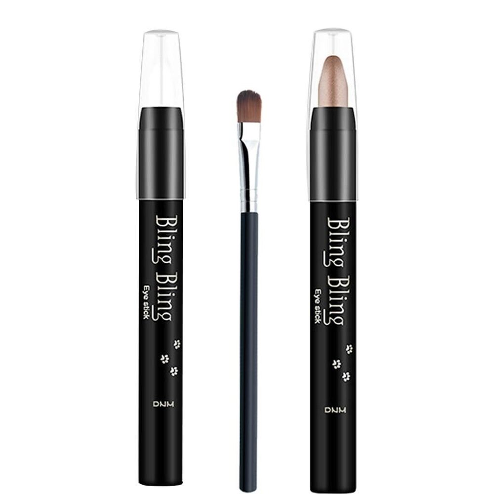 ETEDES Eyeshadow Pencil Stick Shimmer Matte Neutral Brown with Free Mascara